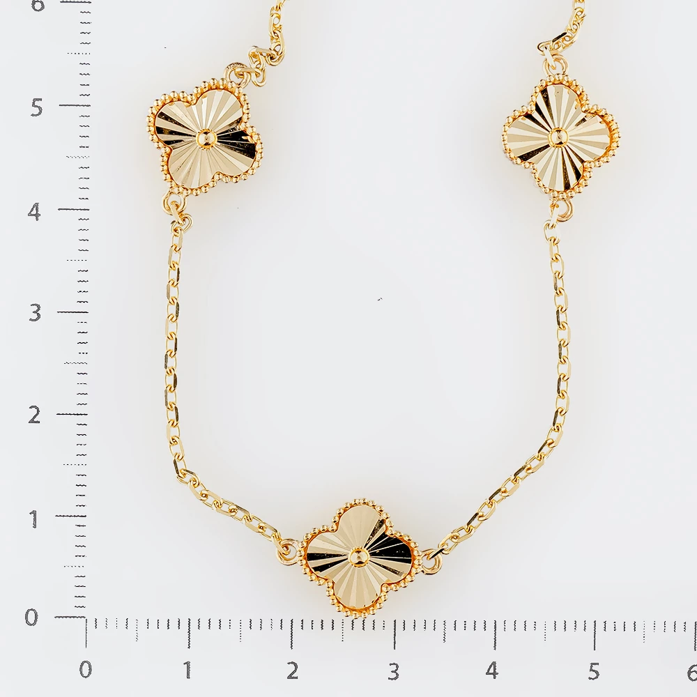 Колье из желтого золота 585 пробы