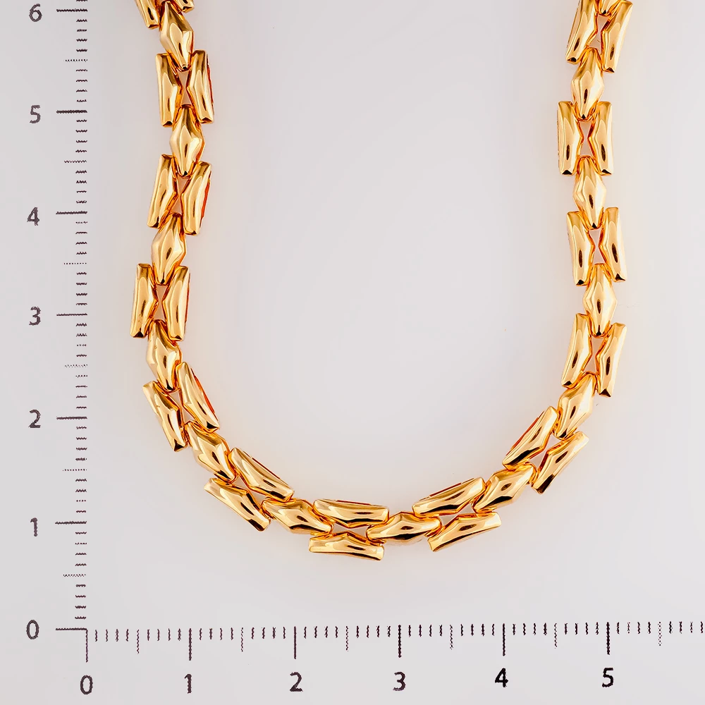 Колье из желтого золота 585 пробы