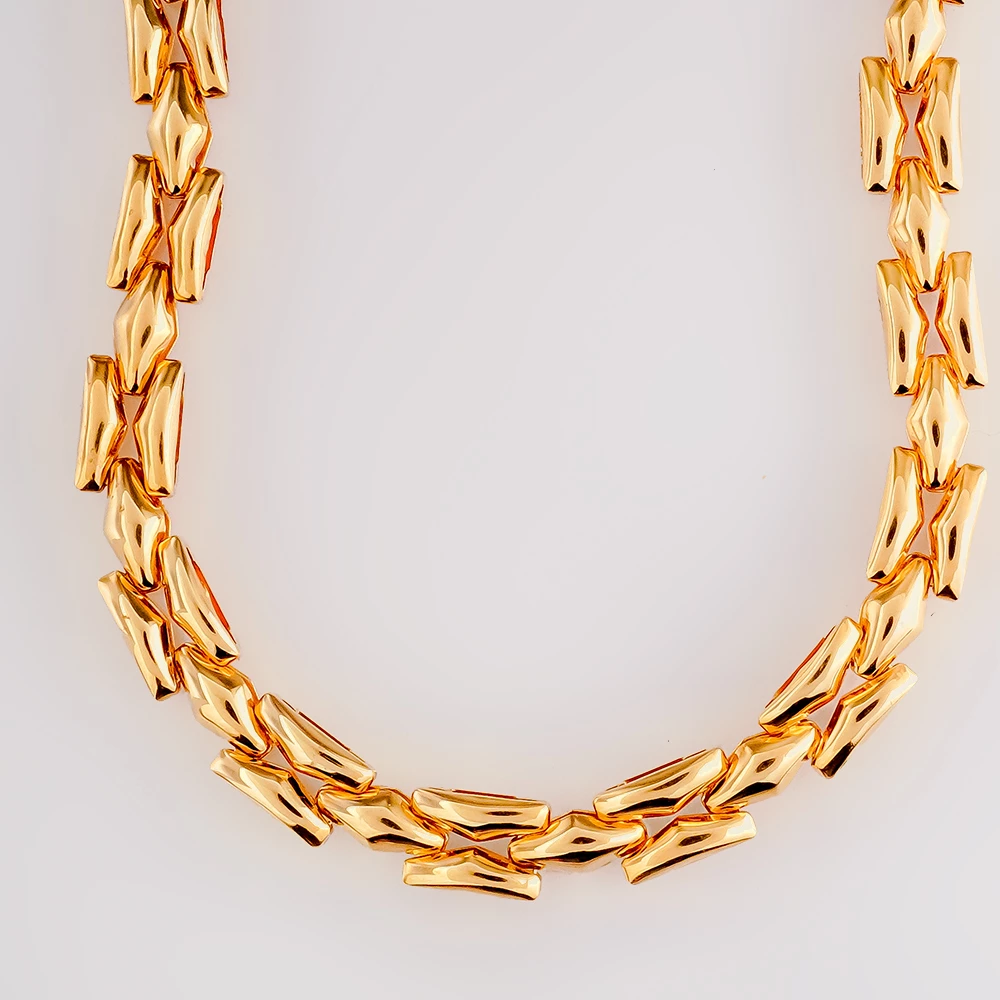 Колье из желтого золота 585 пробы