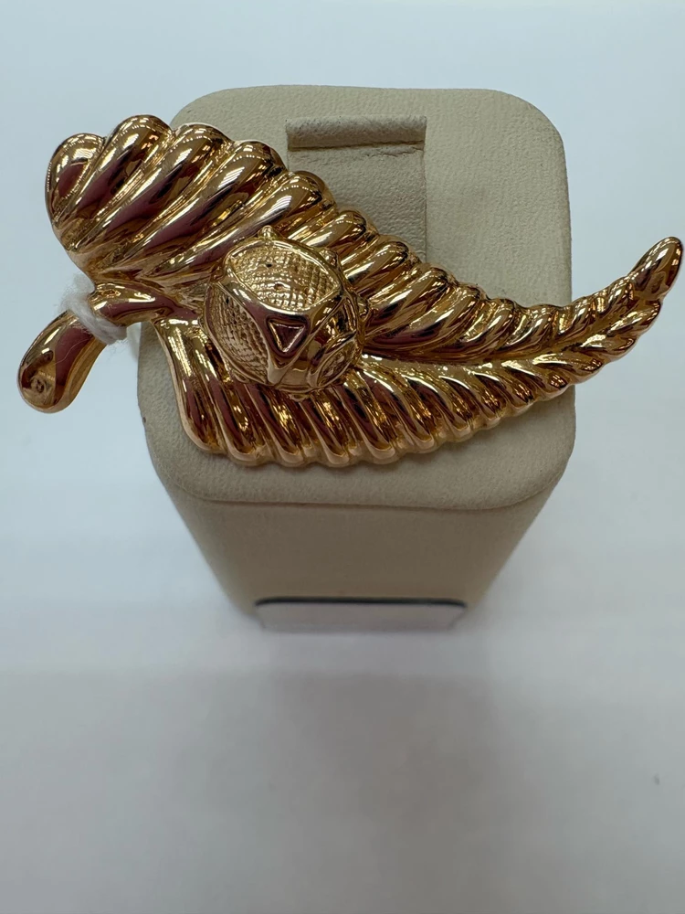 Брошь из красного золота 585 пробы