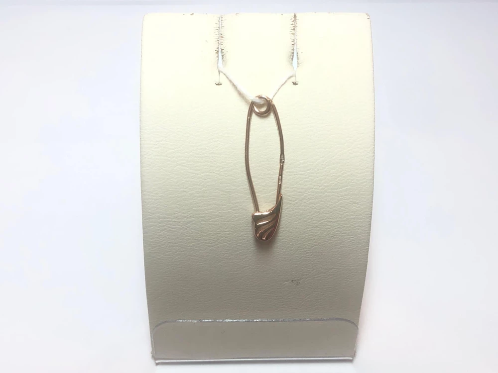 Брошь из красного золота 585 пробы