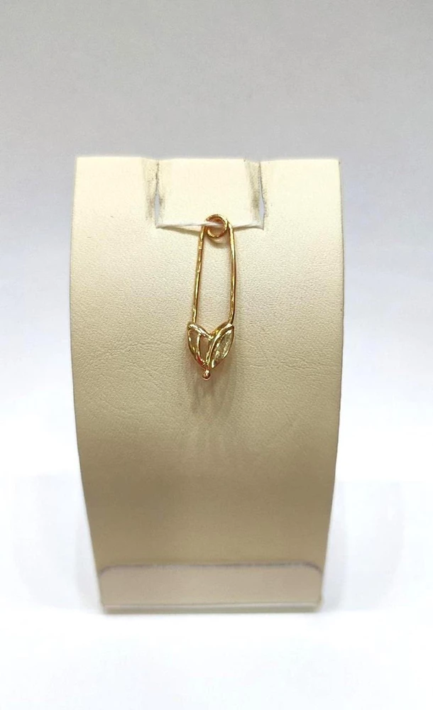 Брошь из красного золота 585 пробы