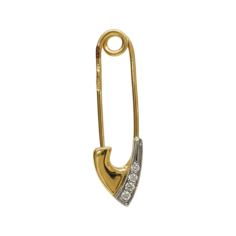 Брошь из красного золота 585 пробы