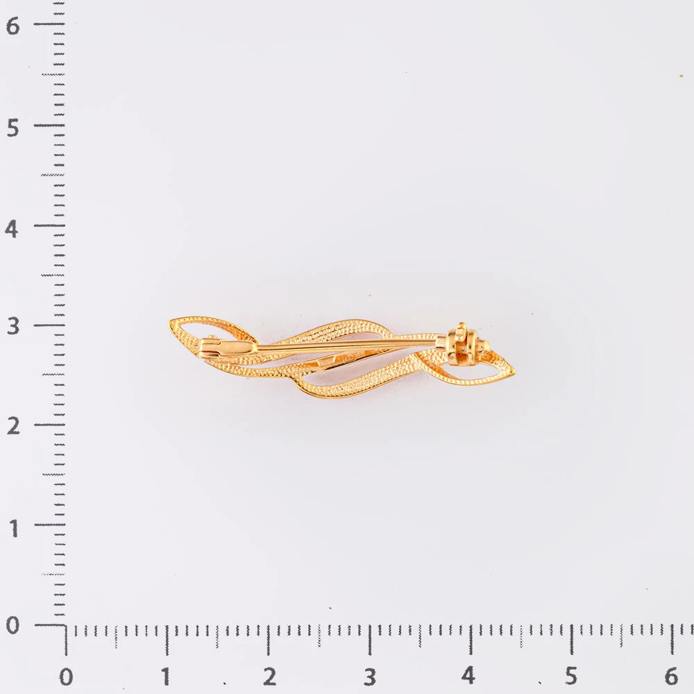 Брошь из красного золота 585 пробы