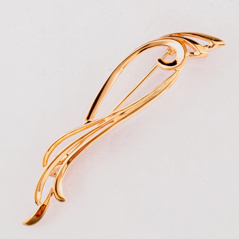 Брошь из красного золота 585 пробы