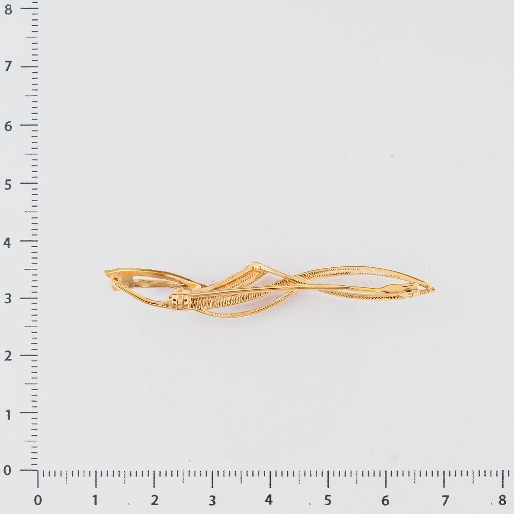 Брошь из красного золота 585 пробы