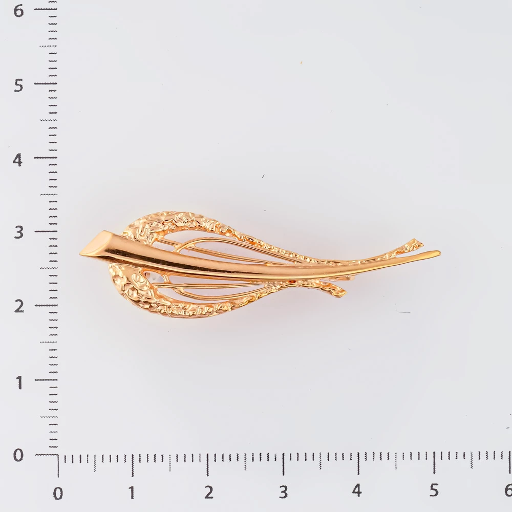 Брошь из красного золота 585 пробы