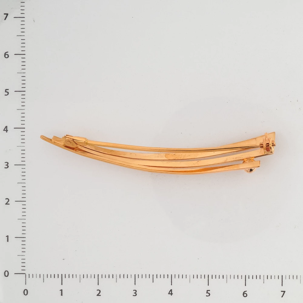 Брошь из красного золота 585 пробы