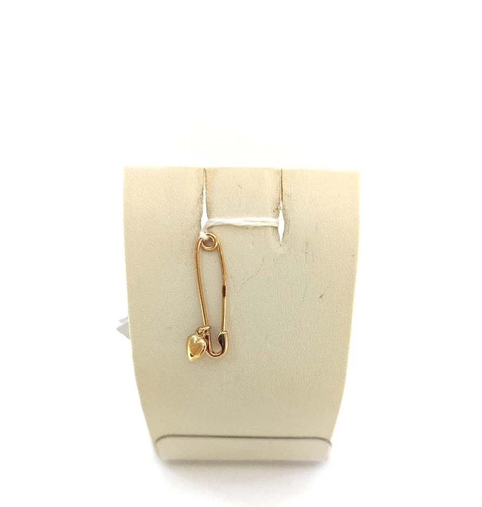 Брошь из красного золота 585 пробы