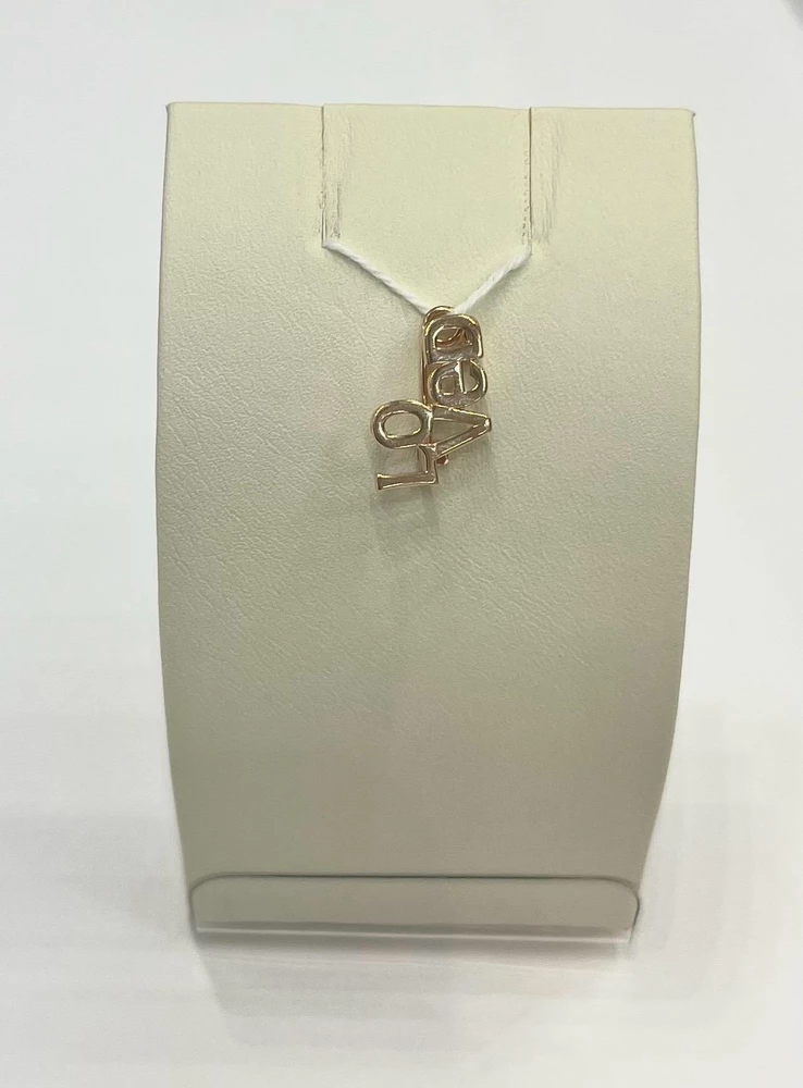 Брошь из красного золота 585 пробы