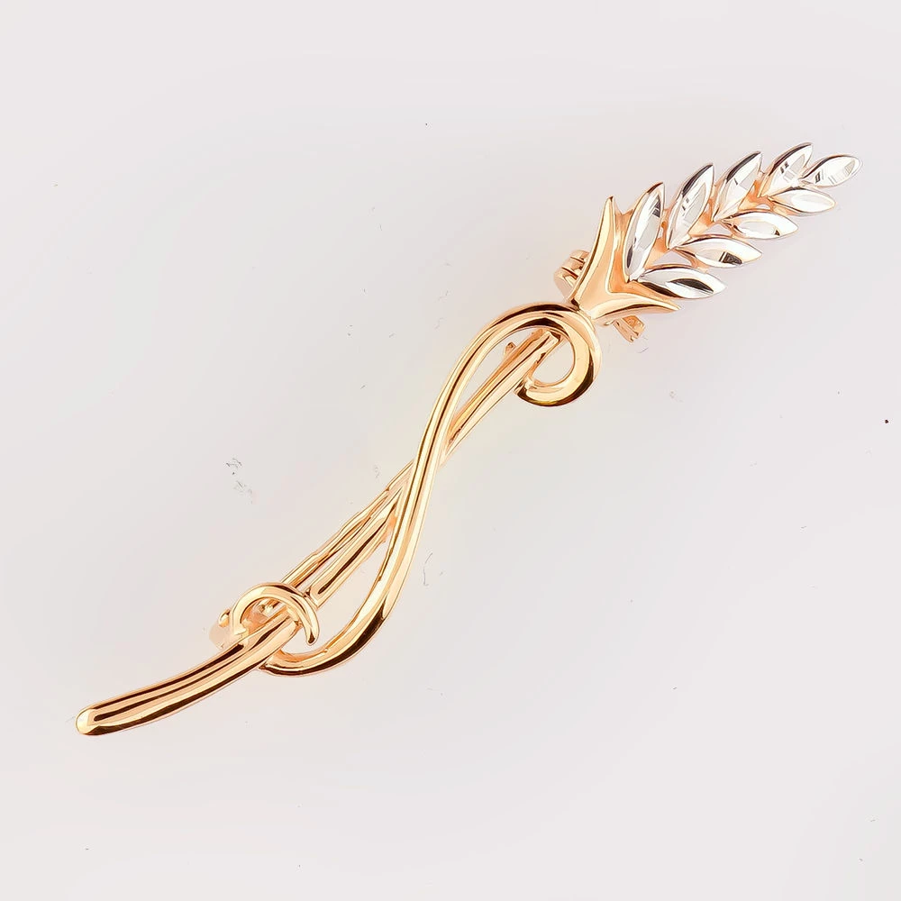 Брошь из красного золота 585 пробы