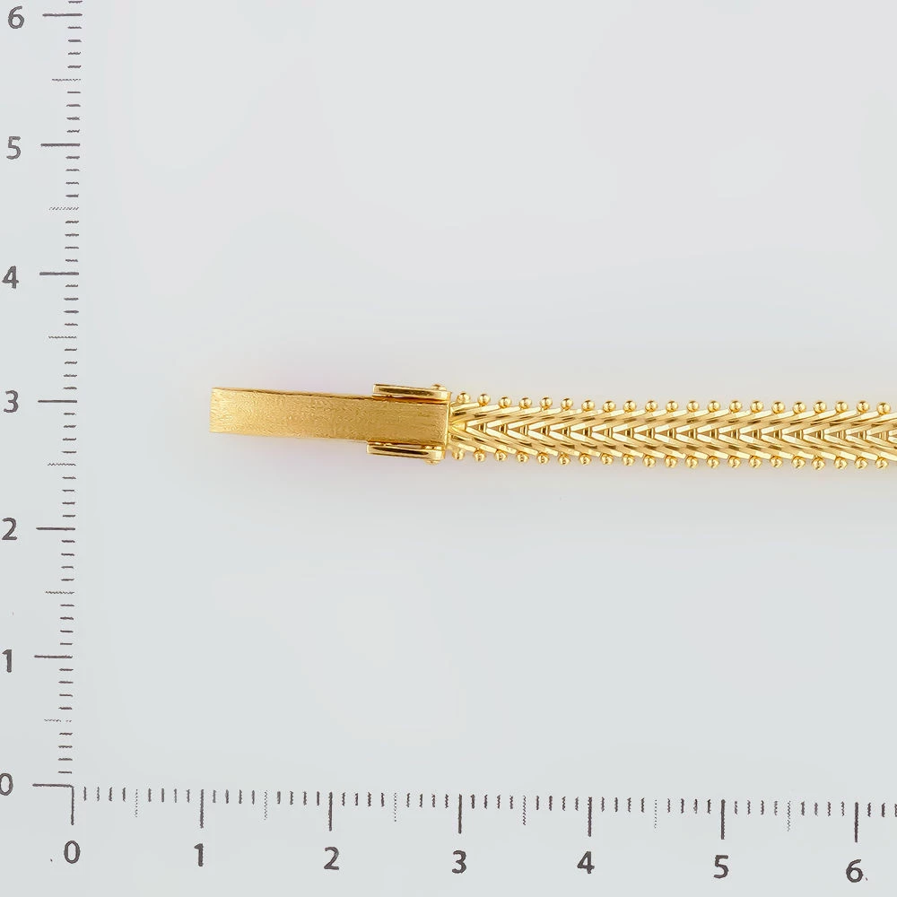 Часы с браслетом с бриллиантом из желтого золота 585 пробы