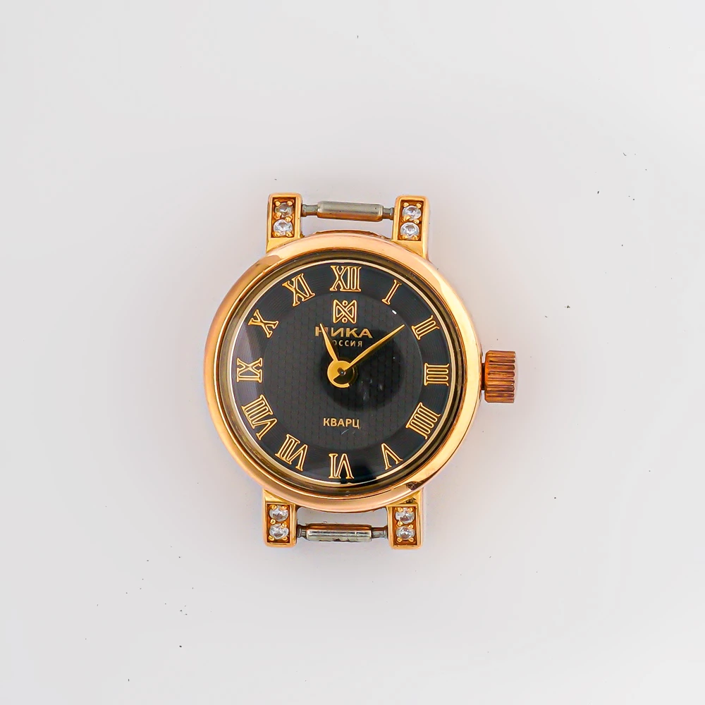 Часы с браслетом с часовой механизмом из красного золота 585 пробы