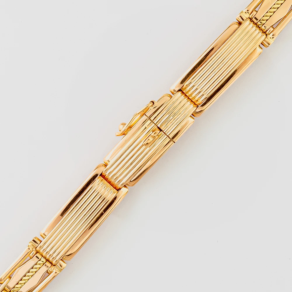 Браслет для часов из красного золота 583 пробы