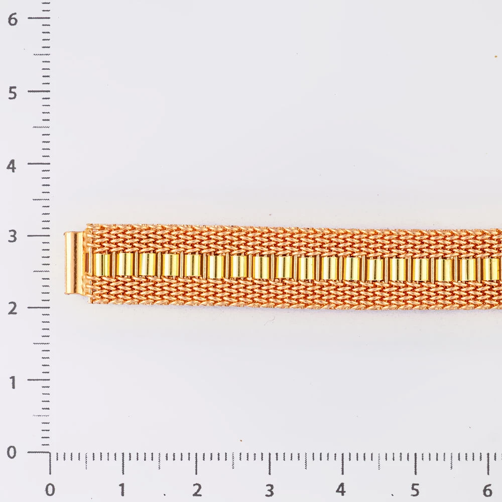 Браслет для часов из красного золота 583 пробы