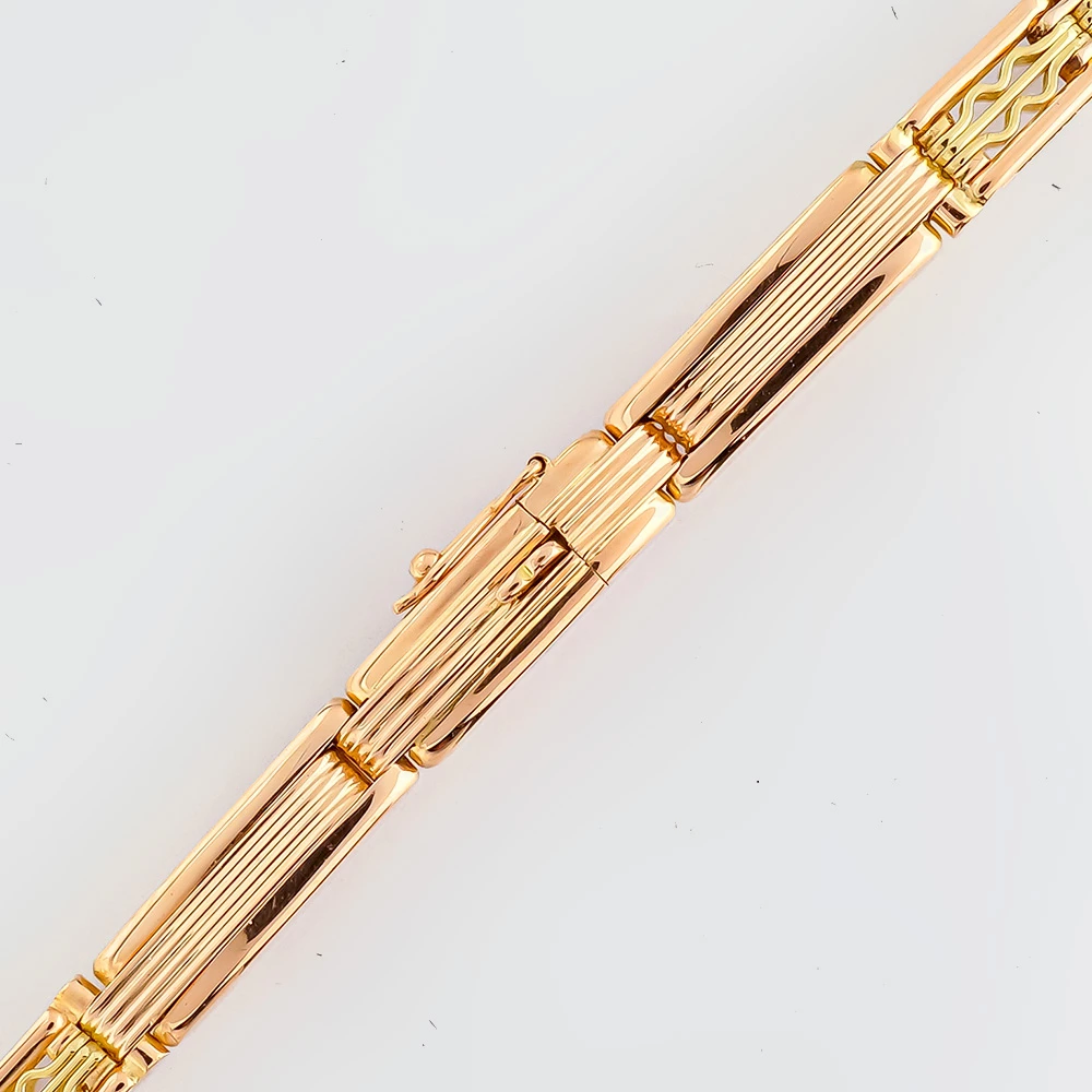 Браслет для часов из красного золота 583 пробы