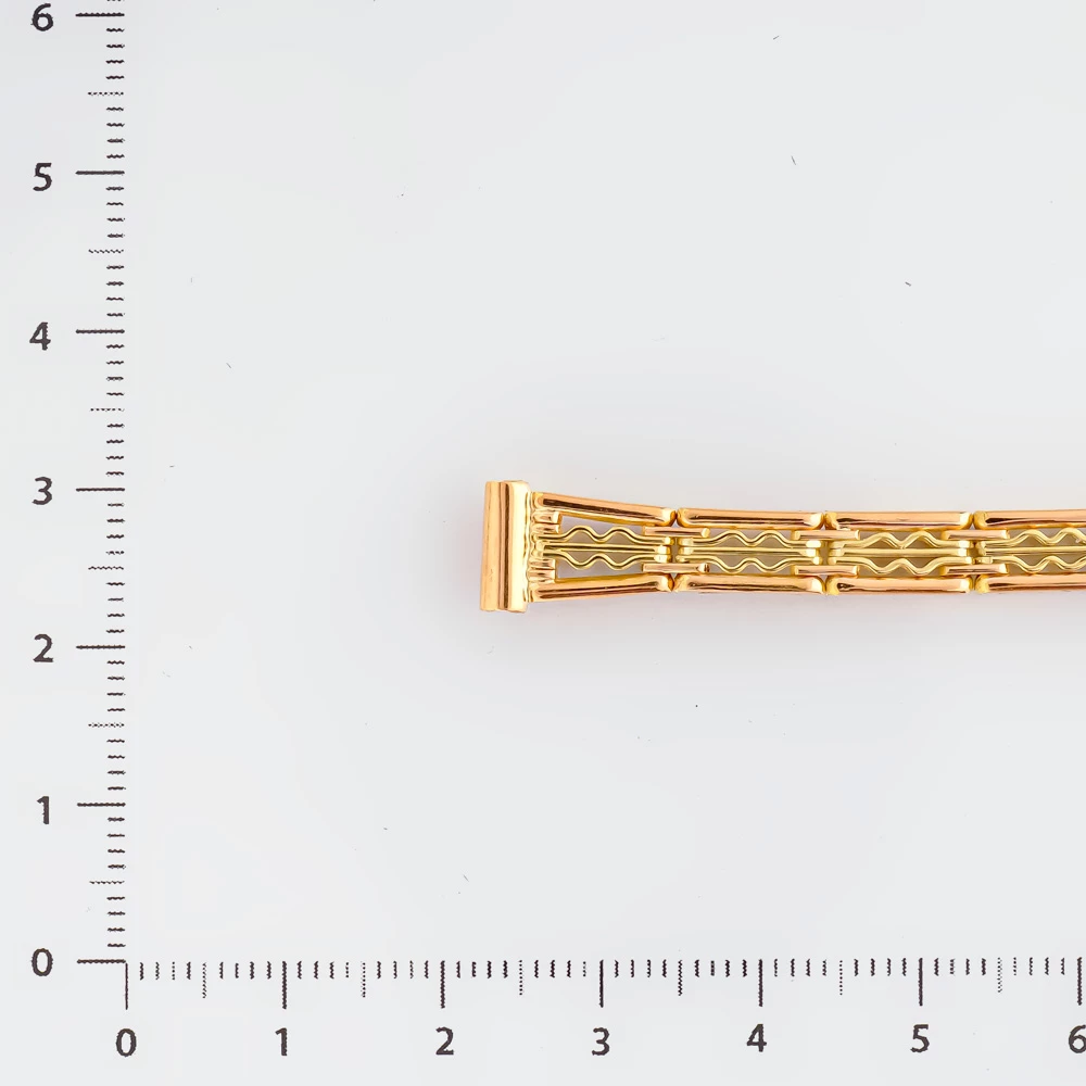 Браслет для часов из красного золота 583 пробы