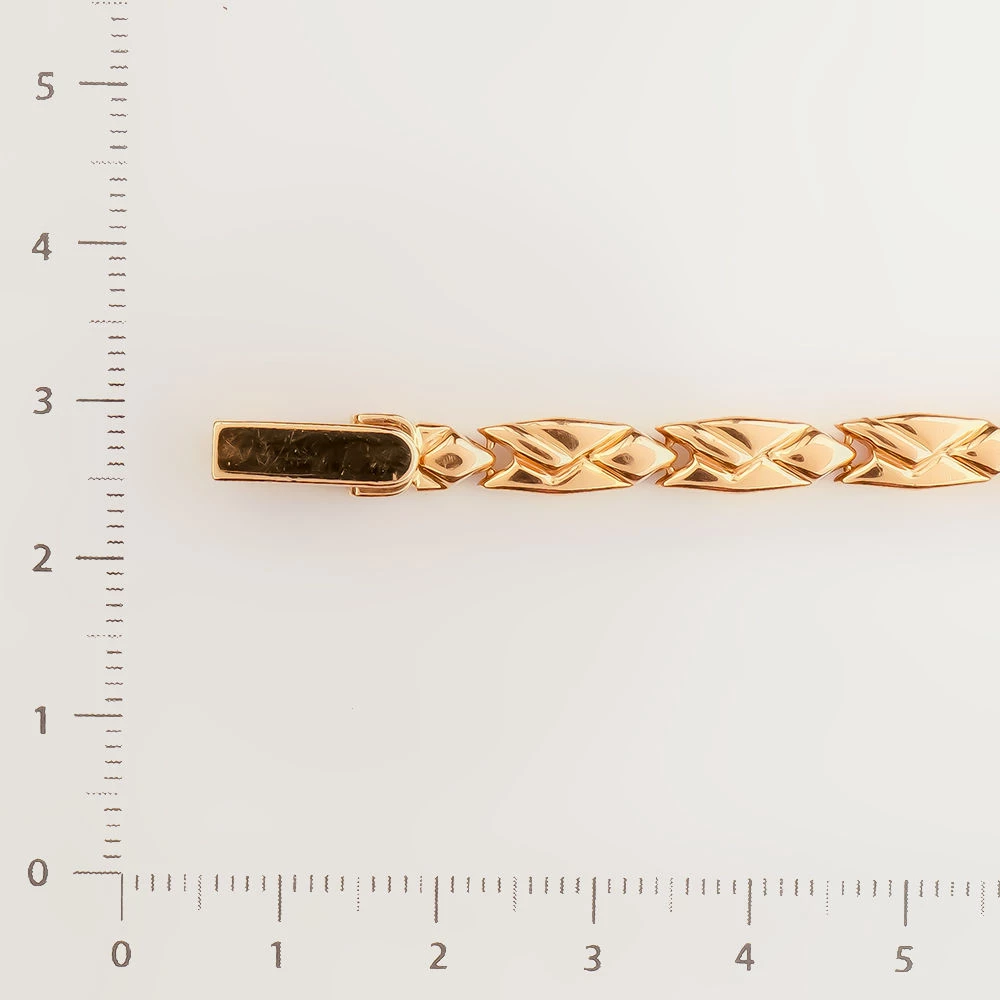 Браслет для часов из красного золота 585 пробы