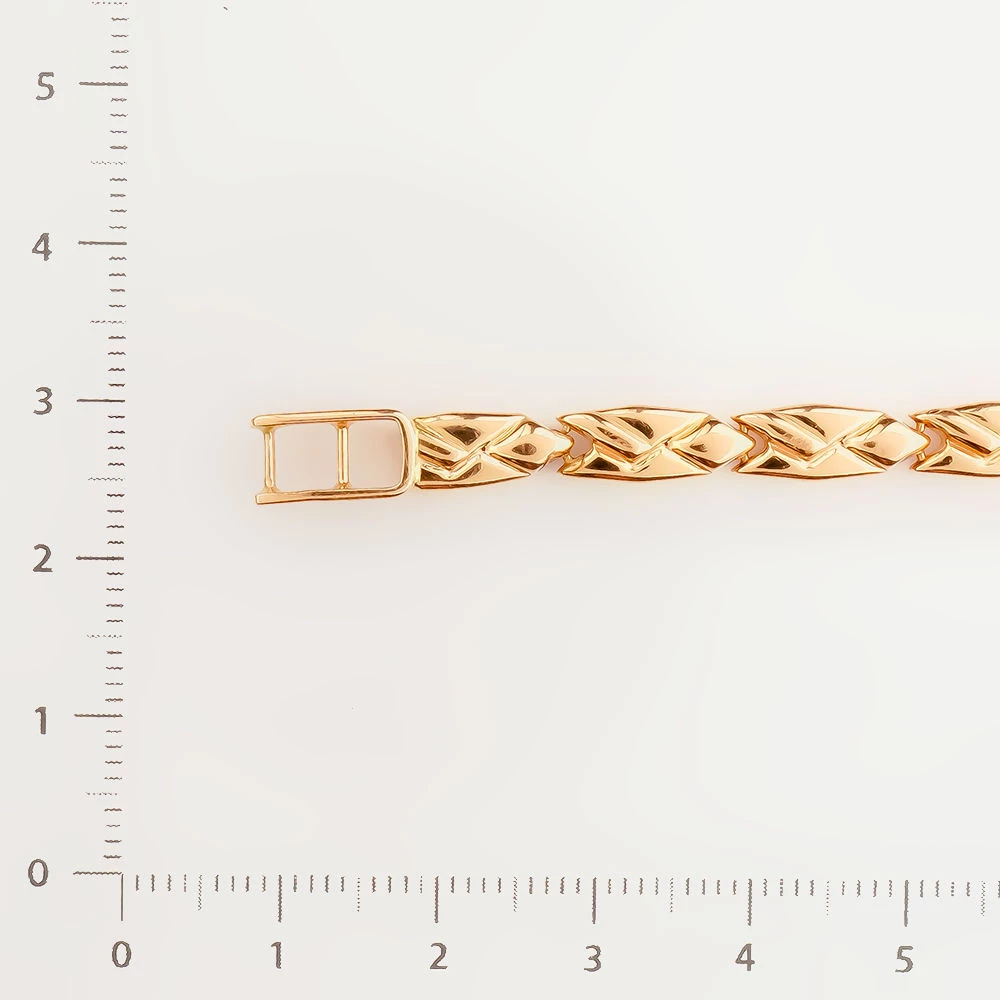 Браслет для часов из красного золота 585 пробы