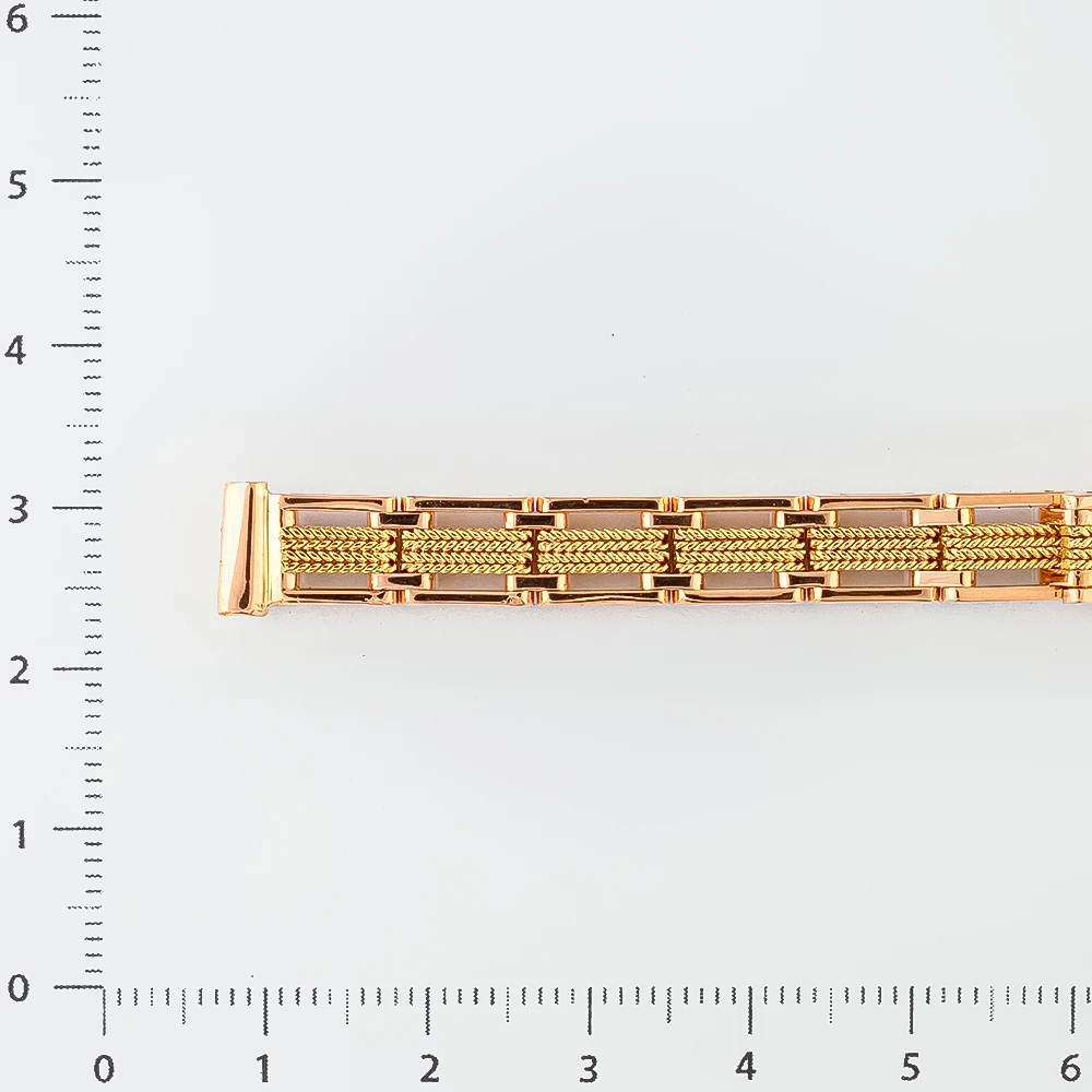 Браслет для часов из красного золота 585 пробы