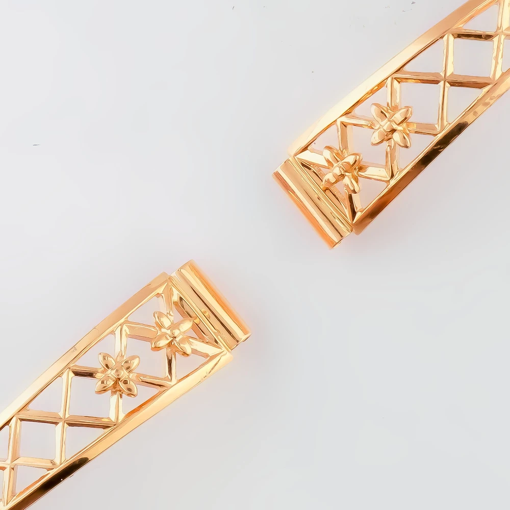 Браслет для часов из красного золота 583 пробы