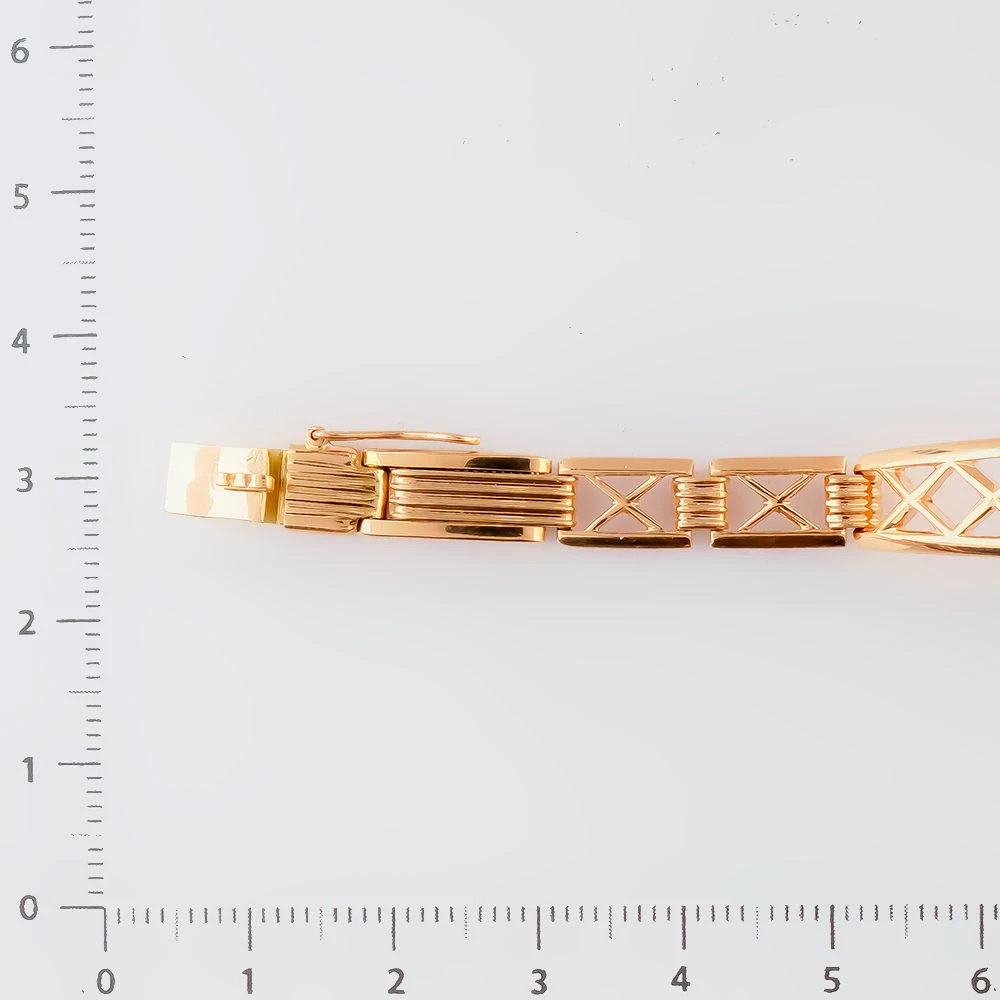 Браслет для часов из красного золота 583 пробы