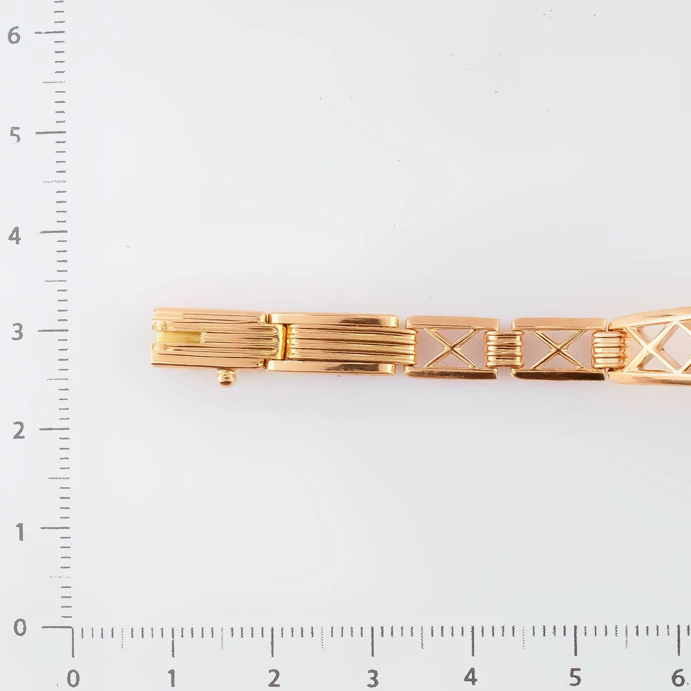 Браслет для часов из красного золота 583 пробы