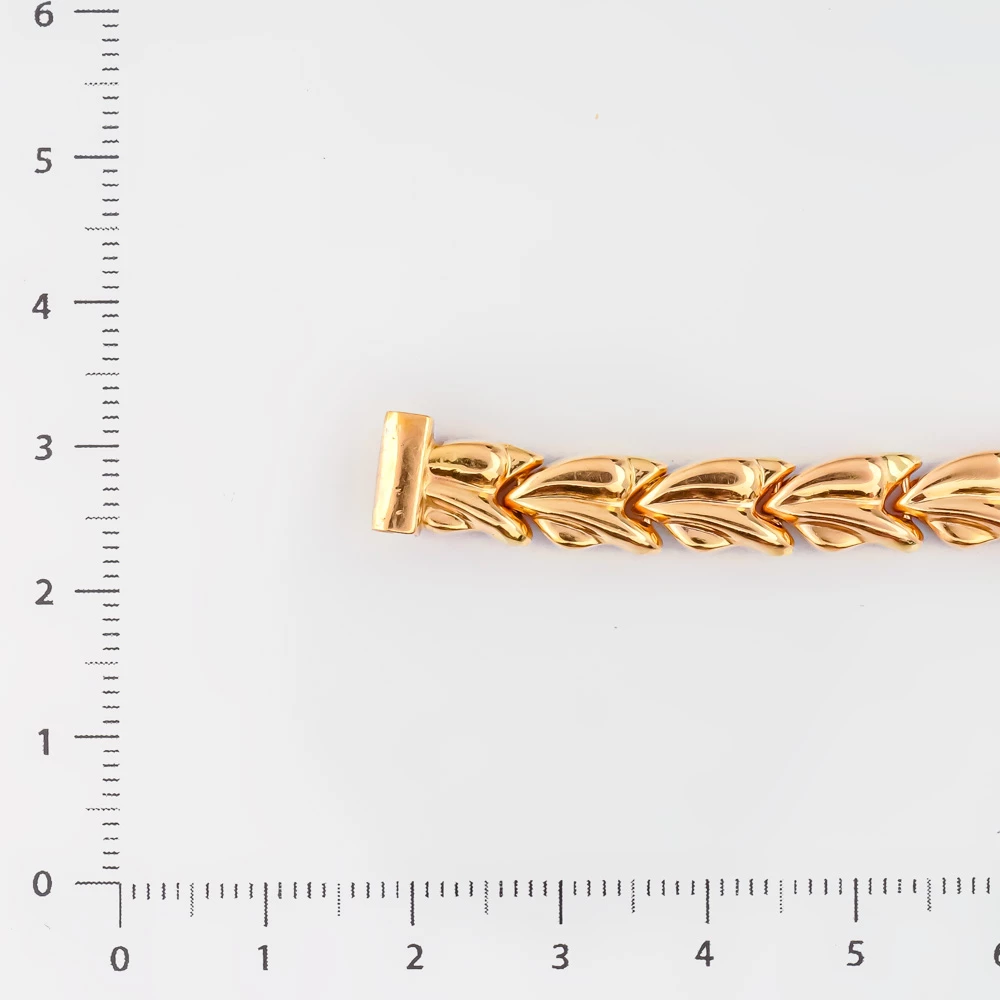 Браслет для часов из красного золота 585 пробы