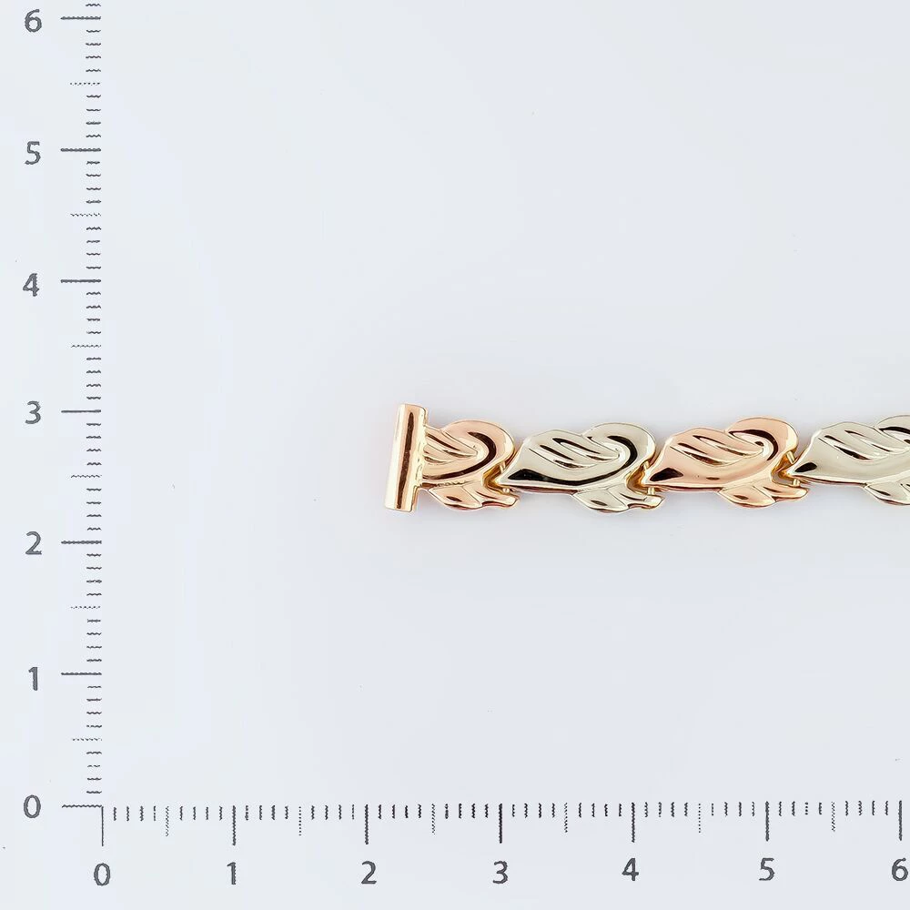 Браслет для часов из красного золота 585 пробы