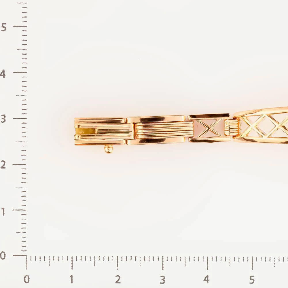 Браслет для часов из красного золота 583 пробы