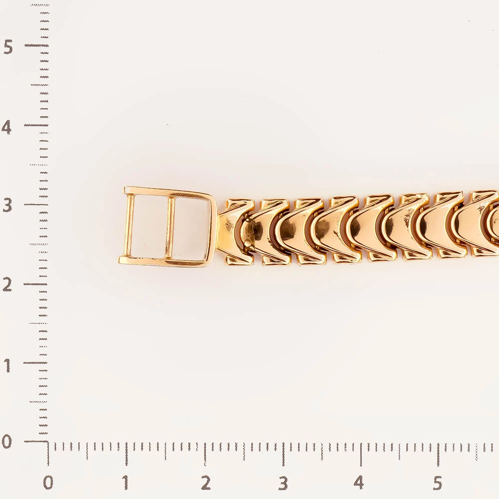 Браслет для часов из красного золота 585 пробы