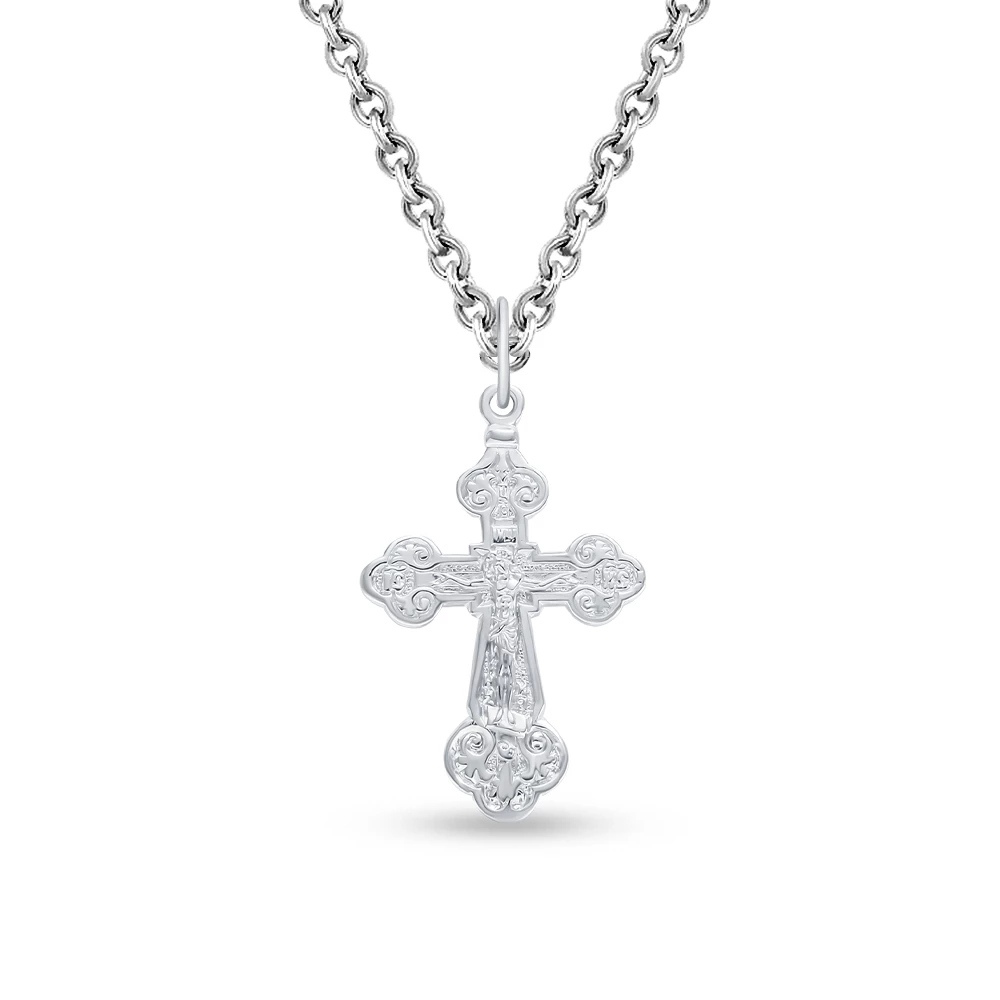 Крестик из серебра 925 пробы 1