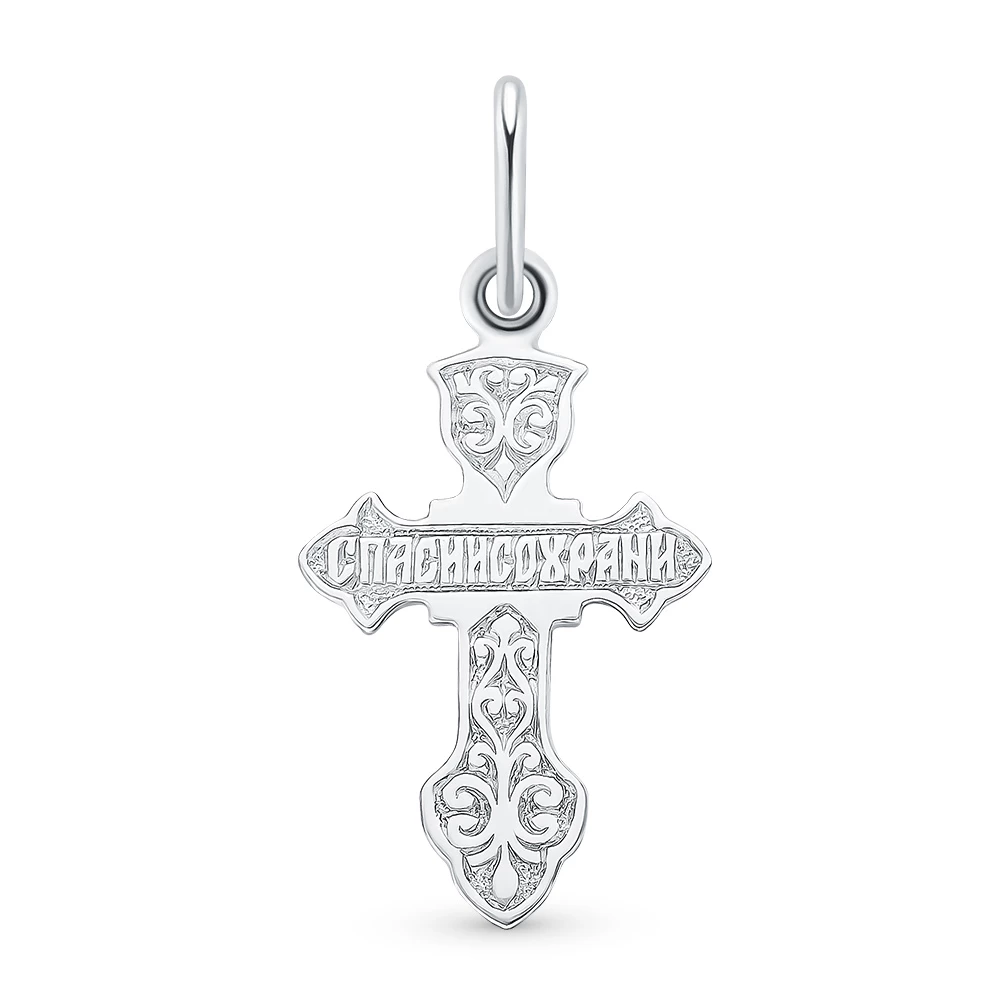 Крестик из серебра 925 пробы 2
