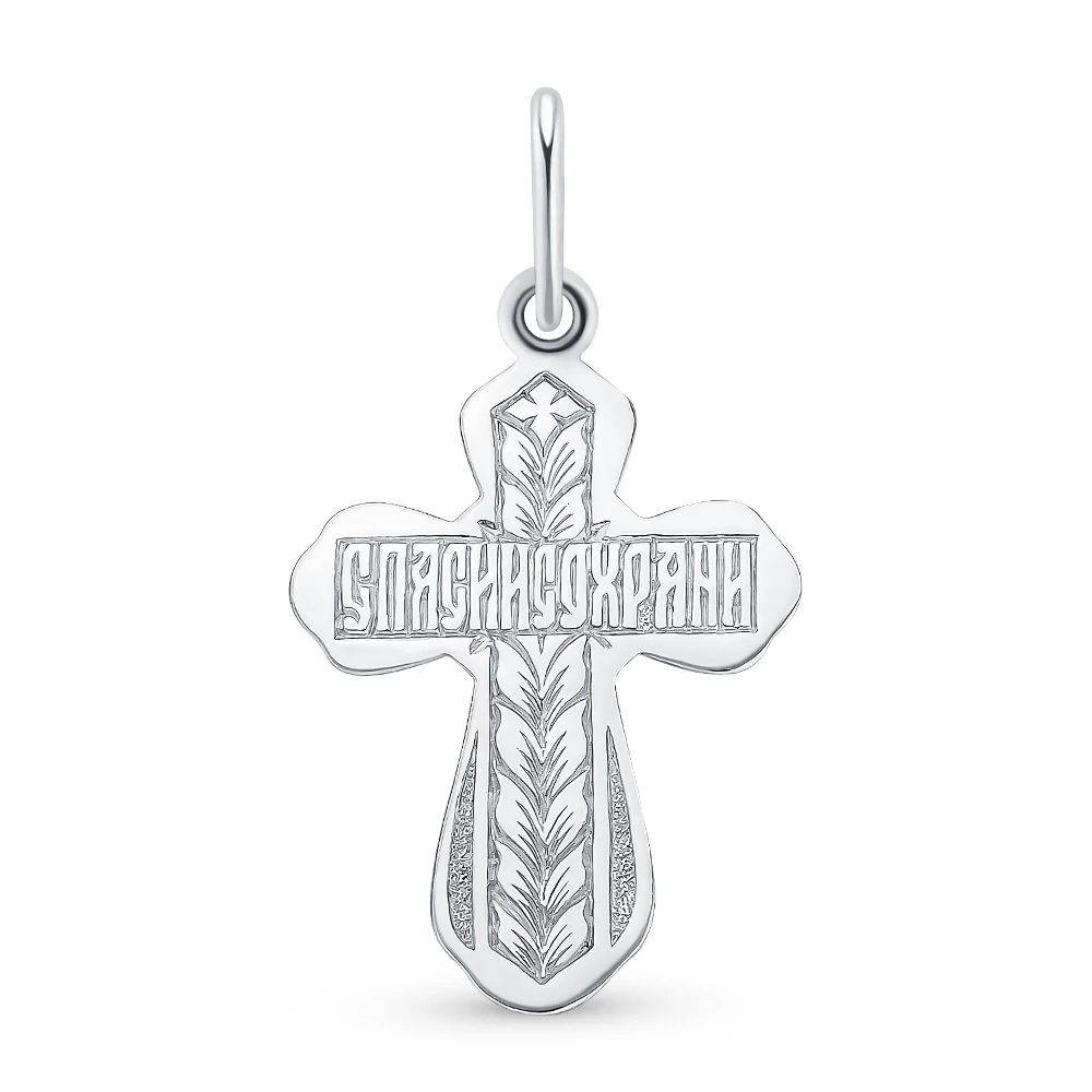 Крестик из серебра 925 пробы 2